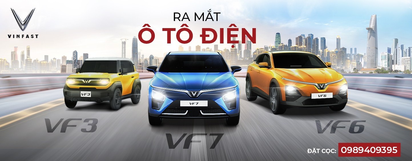 Vinfast ra mắt xe mới VF 3, VF 6, VF 7